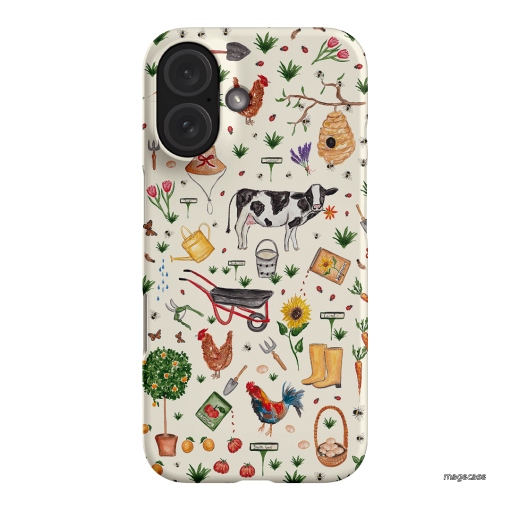 Farm Stay Printed Phone Cases iPhone 16 / Snap by BG. Studio - The Dairy