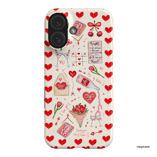 Love Note Printed Phone Cases iPhone 16 / Snap by BG. Studio - The Dairy