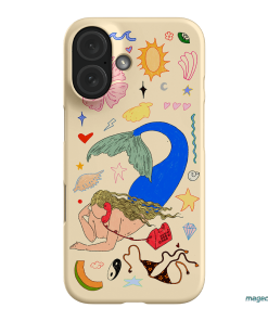 Mermaid Salad Cream Printed Phone Cases iPhone 16 / Snap by Easty Beasty - The Dairy