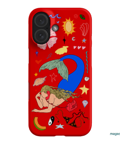 Mermaid Salad Scarlet Printed Phone Cases iPhone 16 / Snap by Easty Beasty - The Dairy