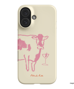 Mootini Pink Printed Phone Cases by Phthalo Ruth - The Dairy