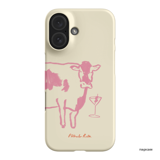 Mootini Pink Printed Phone Cases by Phthalo Ruth - The Dairy