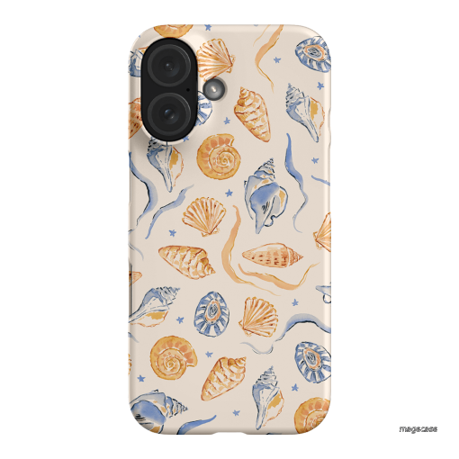 Shells & Swirls Printed Phone Cases by Cass Deller - The Dairy