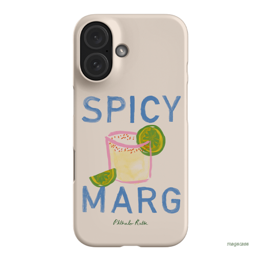 Spicy Marg Printed Phone Cases iPhone 16 / Snap by Phthalo Ruth - The Dairy
