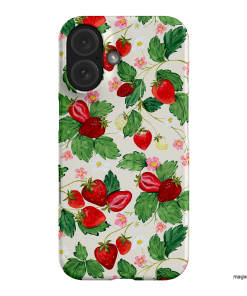 Strawberry Patch Printed Phone Cases iPhone 16 / Snap by Ellie Mae - The Dairy