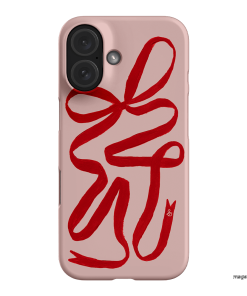 Valentine Ribbon Printed Phone Cases iPhone 16 / Snap by Jasmine Dowling - The Dairy
