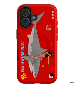 1800-Busy Rn in Red Printed Phone Cases iPhone 16 / Armoured MagSafe by Easty Beasty - The Dairy