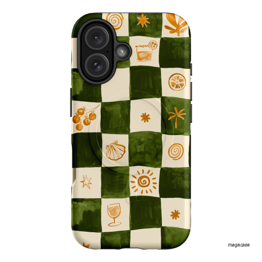 Afternoon Mezze Printed Phone Cases iPhone 16 / Armoured MagSafe by Charlie Taylor - The Dairy