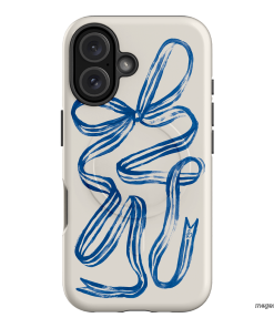 Bowerbird Ribbon Printed Phone Cases iPhone 16 / Armoured MagSafe by Jasmine Dowling - The Dairy