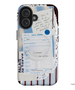 Call Memo Printed Phone Cases iPhone 16 / Armoured MagSafe by Jasmine Dowling - The Dairy