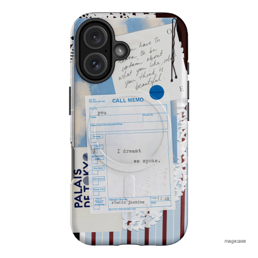 Call Memo Printed Phone Cases iPhone 16 / Armoured MagSafe by Jasmine Dowling - The Dairy