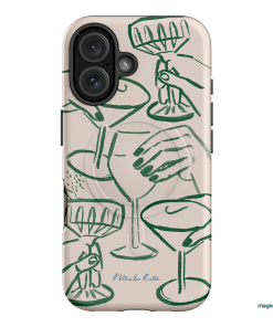 Cheers Printed Phone Cases iPhone 16 / Armoured MagSafe by Phthalo Ruth - The Dairy