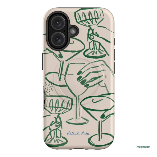 Cheers Printed Phone Cases iPhone 16 / Armoured MagSafe by Phthalo Ruth - The Dairy