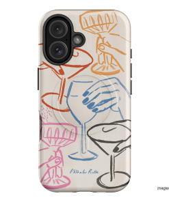 Cheers Multi Printed Phone Cases iPhone 16 / Armoured MagSafe by Phthalo Ruth - The Dairy