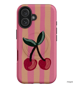 Cherry On Top Printed Phone Cases iPhone 16 / Armoured MagSafe by Amy Gibbs - The Dairy