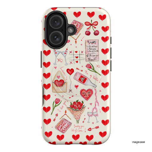 Love Note Printed Phone Cases iPhone 16 / Armoured MagSafe by BG. Studio - The Dairy