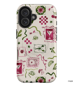 Martini Gal Printed Phone Cases iPhone 16 / Armoured MagSafe by Charlie Taylor - The Dairy