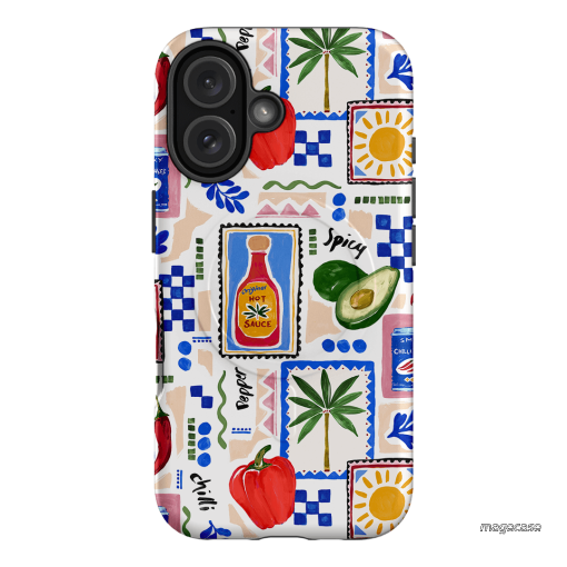 Mexico Holiday Printed Phone Cases iPhone 16 / Armoured MagSafe by Charlie Taylor - The Dairy