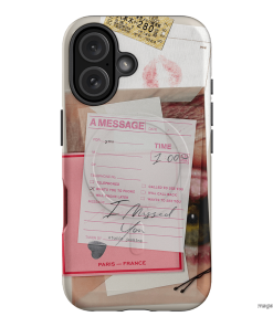 Missed Call Printed Phone Cases iPhone 16 / Armoured MagSafe by Jasmine Dowling - The Dairy