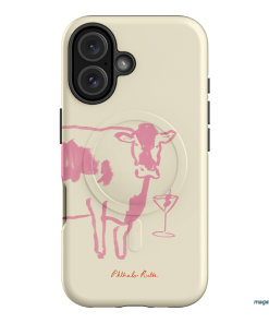 Mootini Pink Printed Phone Cases by Phthalo Ruth - The Dairy