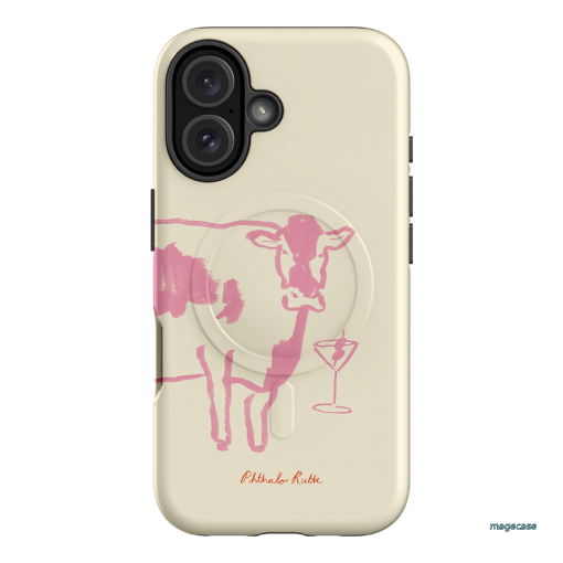 Mootini Pink Printed Phone Cases by Phthalo Ruth - The Dairy