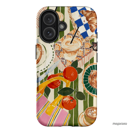 Morning Goss Printed Phone Cases iPhone 16 / Armoured MagSafe by Charlie Taylor - The Dairy