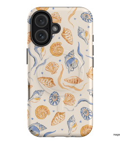 Shells & Swirls Printed Phone Cases by Cass Deller - The Dairy