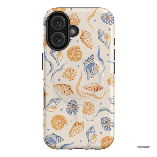 Shells & Swirls Printed Phone Cases by Cass Deller - The Dairy