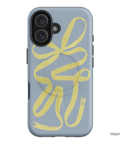 Sorbet Ribbon Printed Phone Cases iPhone 16 / Armoured MagSafe by Jasmine Dowling - The Dairy