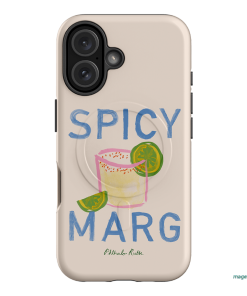Spicy Marg Printed Phone Cases iPhone 16 / Armoured MagSafe by Phthalo Ruth - The Dairy