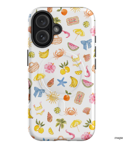 Summer Icons Printed Phone Cases iPhone 16 / Armoured MagSafe by Cass Deller - The Dairy