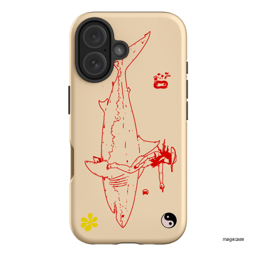 1800-Busy-Rn in Cream Printed Phone Cases iPhone 16 / Armoured by Easty Beasty - The Dairy