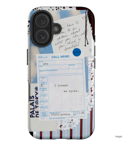 Call Memo Printed Phone Cases iPhone 16 / Armoured by Jasmine Dowling - The Dairy
