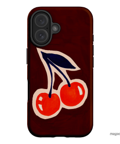 Cherries Printed Phone Cases iPhone 16 / Armoured by Studio Bon - The Dairy