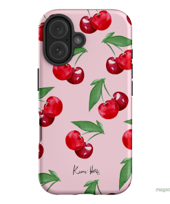 Cherry Rose Printed Phone Cases iPhone 16 / Armoured by Kerrie Hess - The Dairy