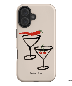 Chilli Cherry Printed Phone Cases by Phthalo Ruth - The Dairy