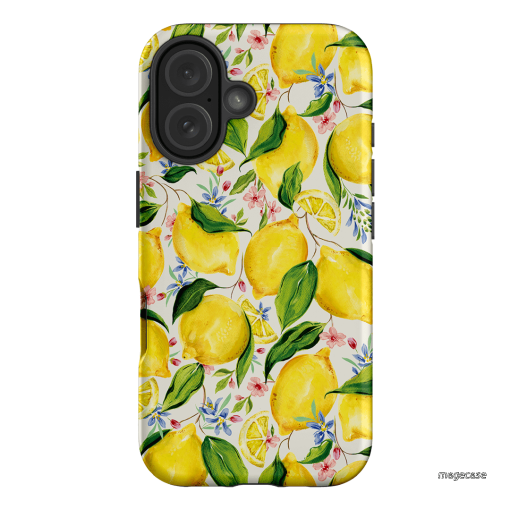Citrus Lemon Printed Phone Cases iPhone 16 / Armoured by Ellie Mae - The Dairy