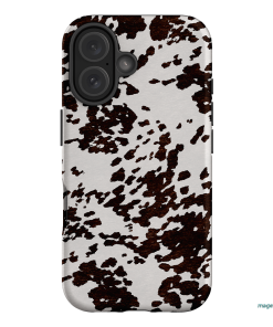Cowhide Charm Printed Phone Cases iPhone 16 / Armoured by The Dairy - The Dairy
