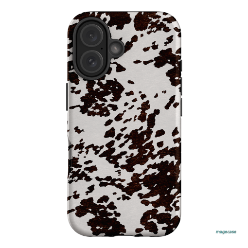 Cowhide Charm Printed Phone Cases iPhone 16 / Armoured by The Dairy - The Dairy