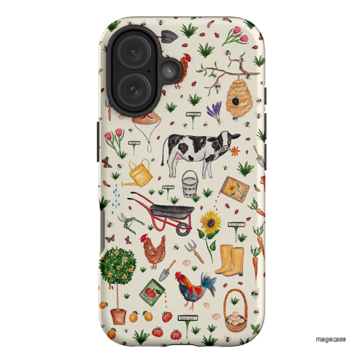 Farm Stay Printed Phone Cases iPhone 16 / Armoured by BG. Studio - The Dairy