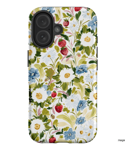 Garden Strawberries Printed Phone Cases iPhone 16 / Armoured by Ellie Mae - The Dairy