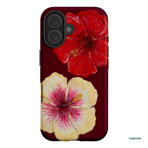 Hibiscus Flower Printed Phone Cases iPhone 16 / Armoured by BG. Studio - The Dairy