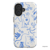 Mediterranean Wave Printed Phone Cases iPhone 16 / Armoured by Charlie Taylor - The Dairy