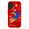 Mermaid Salad Scarlet Printed Phone Cases iPhone 16 / Armoured by Easty Beasty - The Dairy
