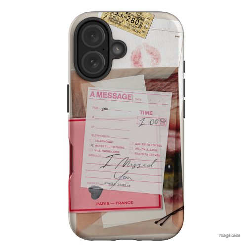 Missed Call Printed Phone Cases iPhone 16 / Armoured by Jasmine Dowling - The Dairy