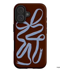 Mocha Ribbon Printed Phone Cases iPhone 16 / Armoured by Jasmine Dowling - The Dairy