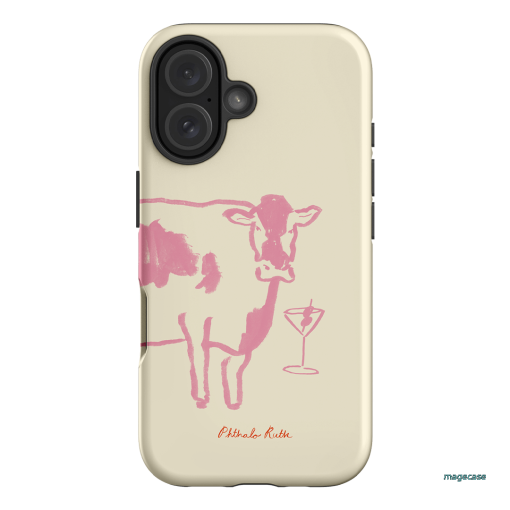 Mootini Pink Printed Phone Cases by Phthalo Ruth - The Dairy