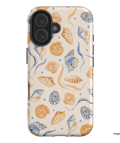 Shells & Swirls Printed Phone Cases by Cass Deller - The Dairy