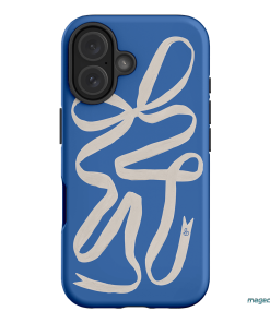 Something Blue Ribbon Printed Phone Cases iPhone 16 / Armoured by Jasmine Dowling - The Dairy