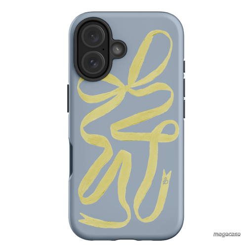 Sorbet Ribbon Printed Phone Cases iPhone 16 / Armoured by Jasmine Dowling - The Dairy